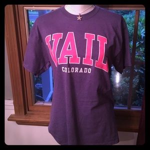 NWOT Ladies Purple T-Shirt from Vail Colorado M